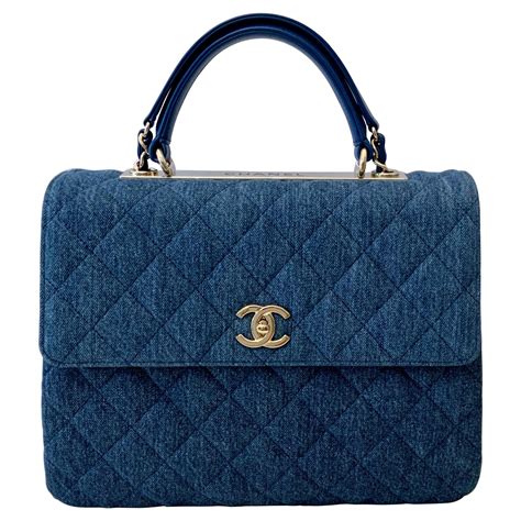 chanel trendy cc top handle leather handbag|chanel bag with top handle.